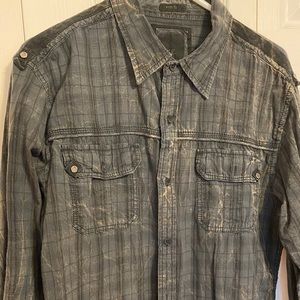 Buckle long sleeve shirt